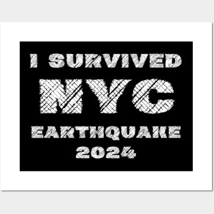 I Survived NYC Earthquake 2024 Posters and Art